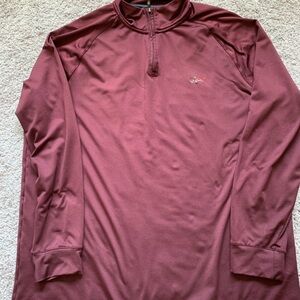 Mens Long sleeve golf jersey, ideal fabrication for changing weather.